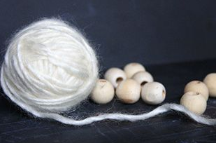 毛糸ガーランド作り方